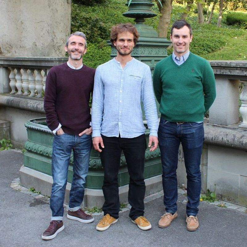 Die drei Co-Founders von Gaia Tech: Enrico Tenaglia, Claudio Reinhard und Samuel Bühlmann (v.l.n.r.)