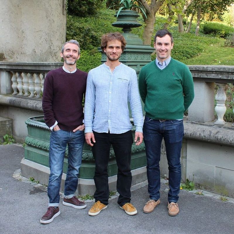 Co-Founders Gaia Tech: Enrico Tenaglia, Claudio Reinhard et Samuel Bühlmann