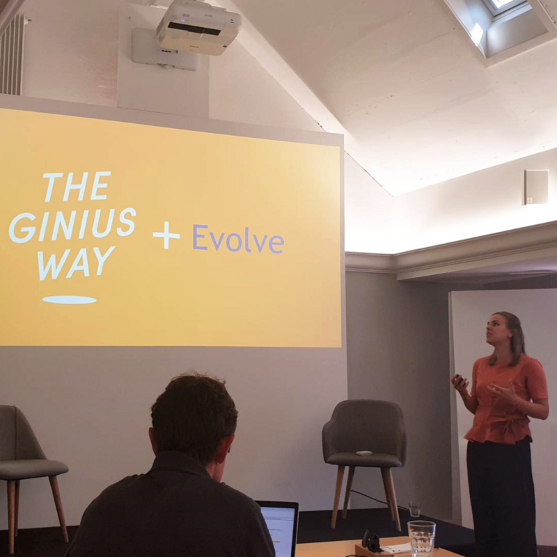 Evolve Präsentation The Ginius Way Startup